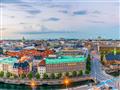 , autobusový poznávací zájazd, Škandinávsky okruh, Dánsko, výhľad na Kodaň z paláca Christianborg