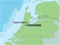 , Letecký poznávací zájazd, Amsterdam, mapa