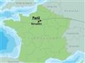 , Letecký poznávací zájazd, Francúzsko, Paríž - srdce Francúzka, mapa